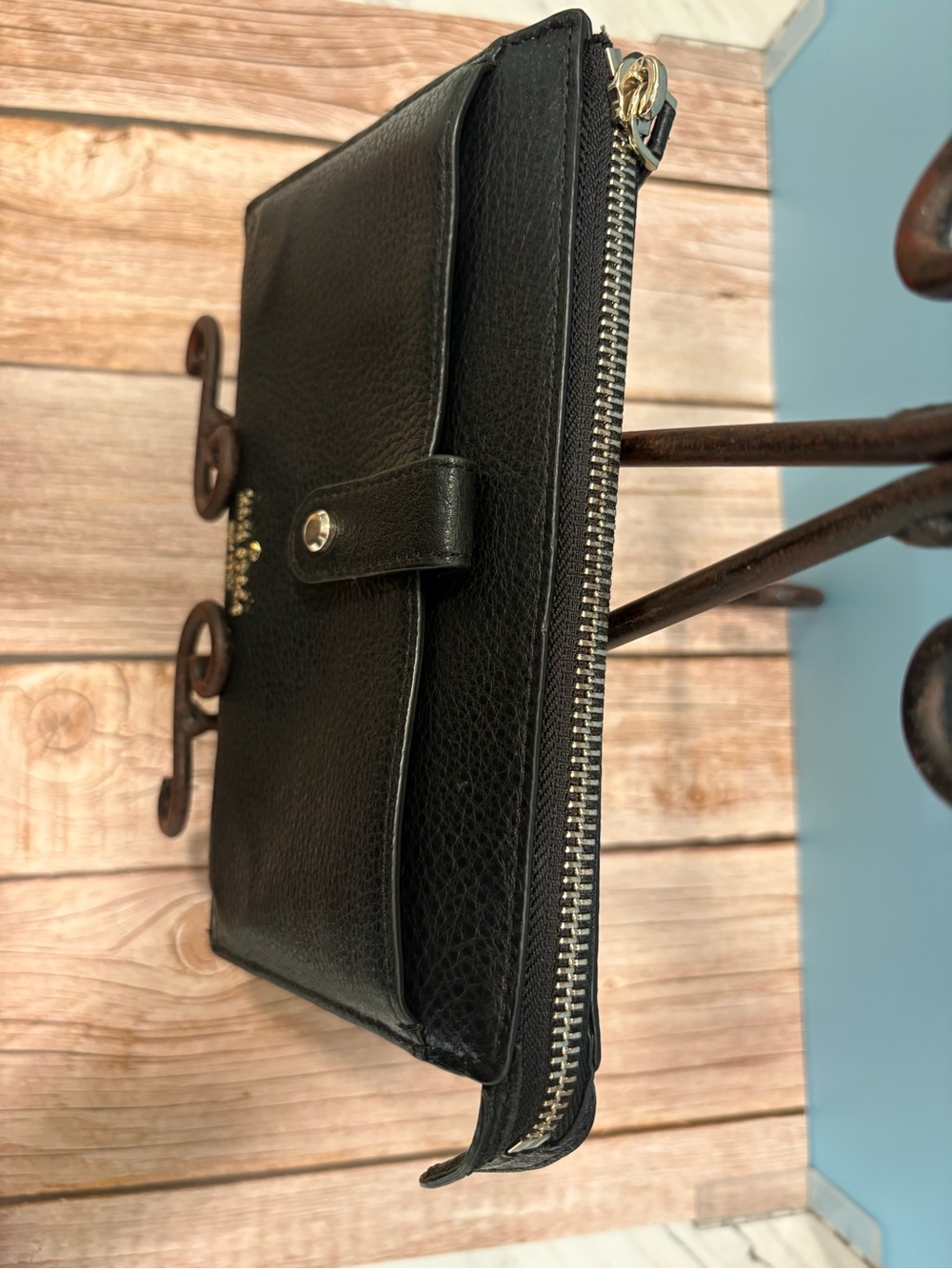 ♠️ kate spade Leila Black Pebbled Leather Crossbody♠️ *without strap - Picture 2 of 11